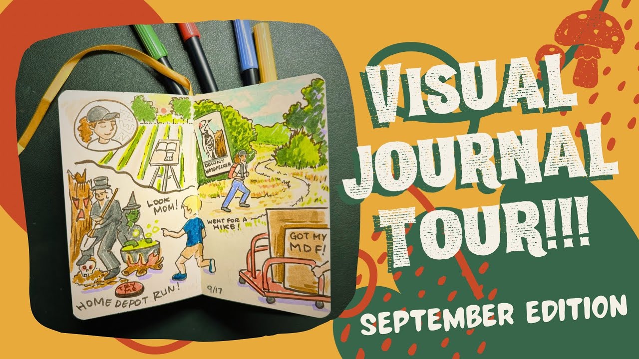 A Tour of my VISUAL JOURNAL - September 