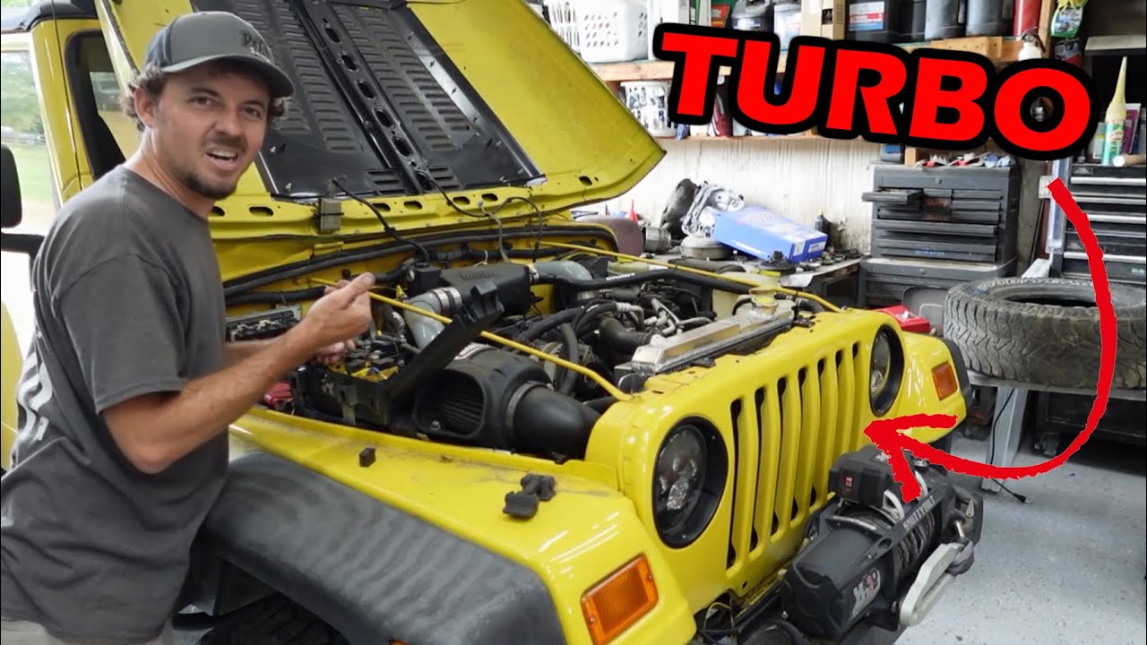 SICK Turbo Charged Jeep TJ: It's Actually sick, I Fix It! Simple Mistake...