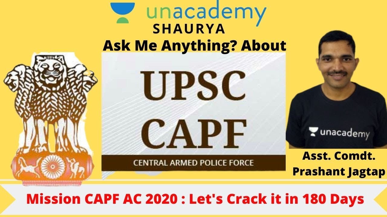 Ask Me Anything | Why Join CAPF AC? | Asst. Comdt. Prashant Jagtap