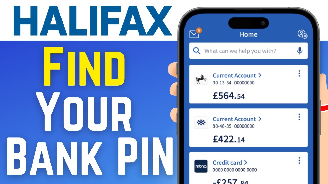 Как найти свой PIN-код в Halifax Bank