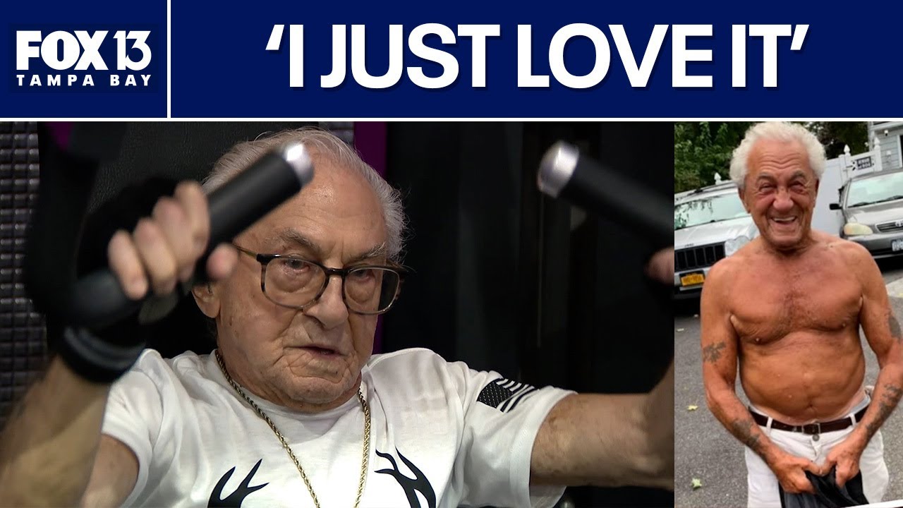 99-year-old Floridian lifts weights for 3 hours a day