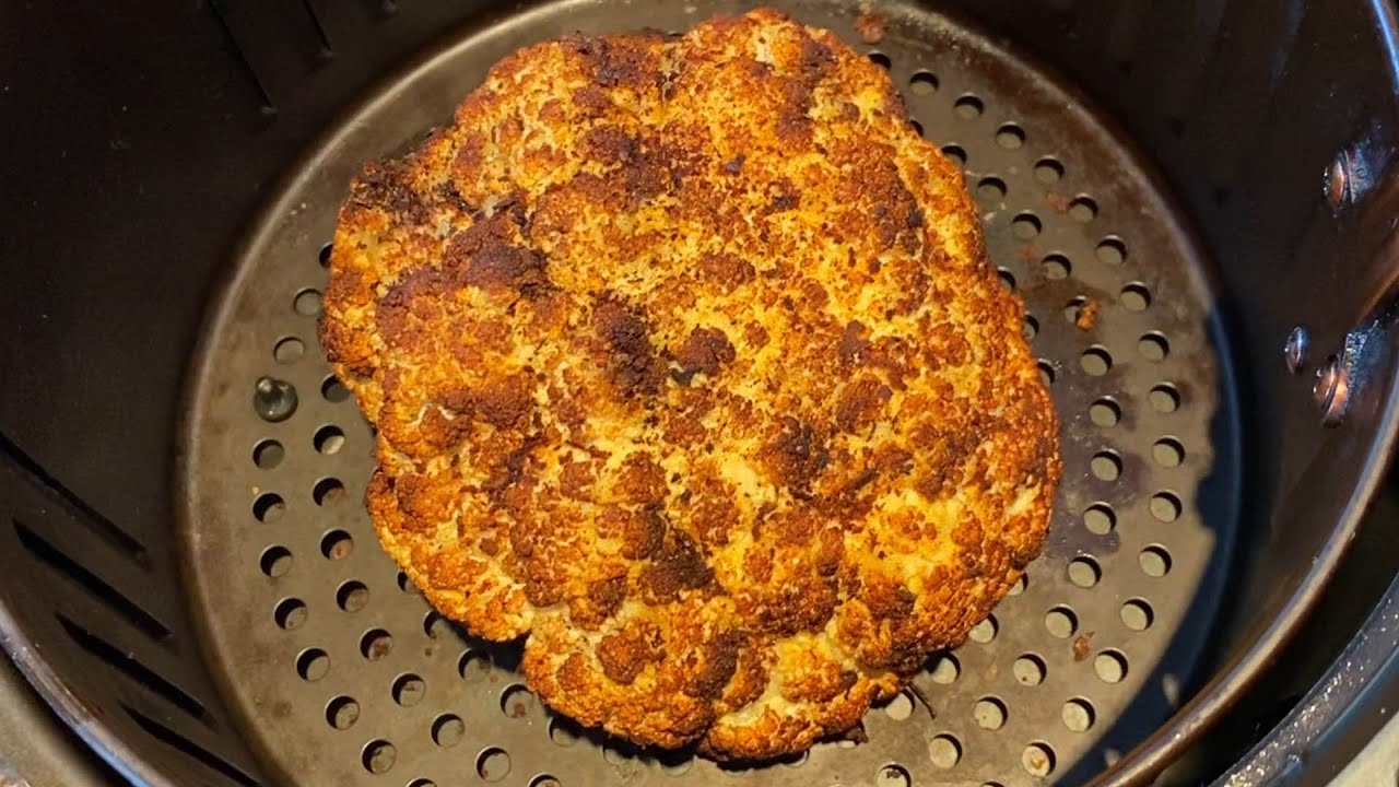 Air Fryer Whole Roasted Cauliflower Recipe
