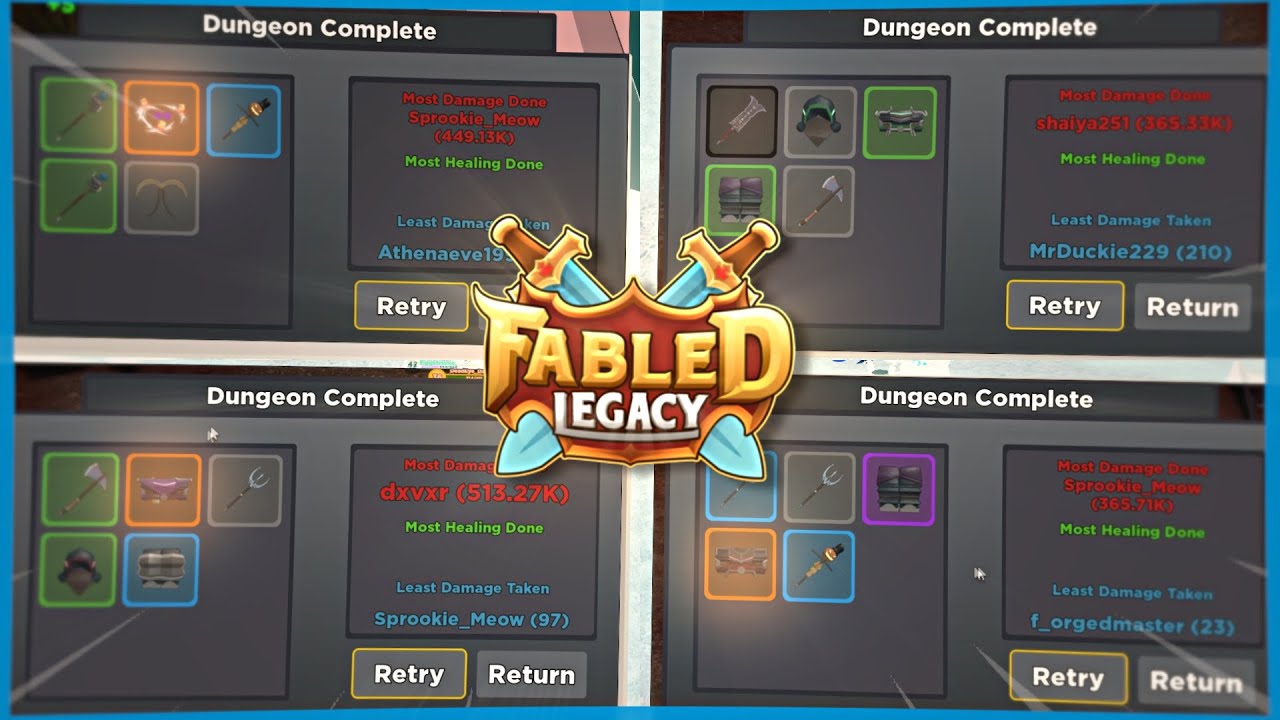 ROBLOX Fabled Legacy // Raided Village Best Drops & Pots! (50+ Drops) // Last RV Video..