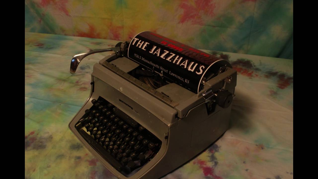 Mr Mojo Risin @ The Jazzhaus (Typewriter Animation)
