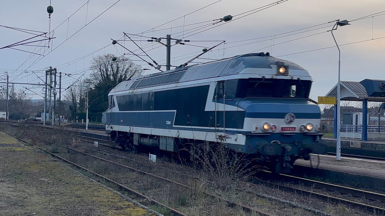 Compilations de trains en gare de Oissel (76)