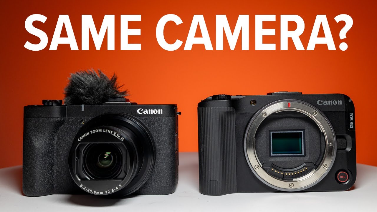Powershot V1 vs EOS R50V First Look Comparison
