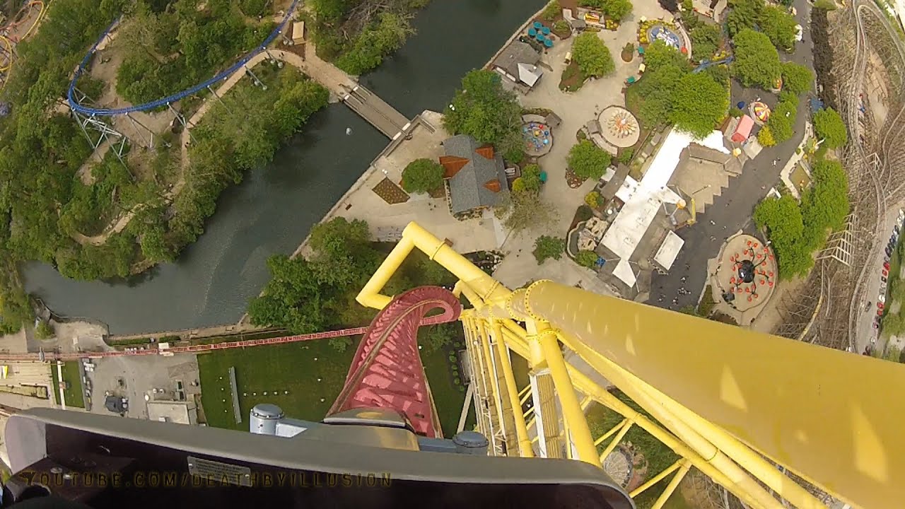 Top Thrill Dragster On-ride Front Seat (HD POV) Cedar Point