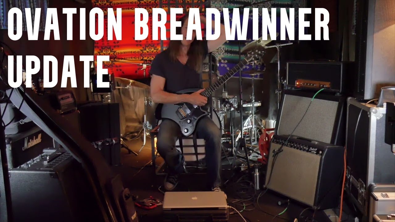 Ovation Breadwinner Prototype Update: Sound Demo: Fender Deluxe + Marshall 18 Watt Circuit