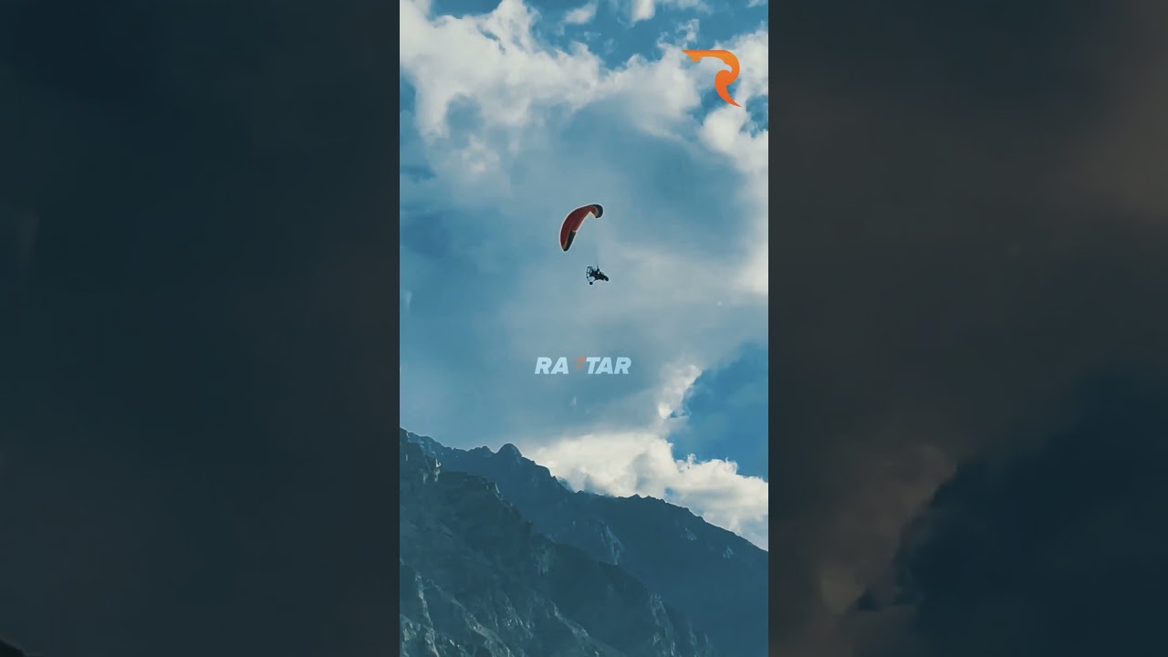 Motor Gliding at Safaranga Cold Desert Skardu #raftar #shortsfeed