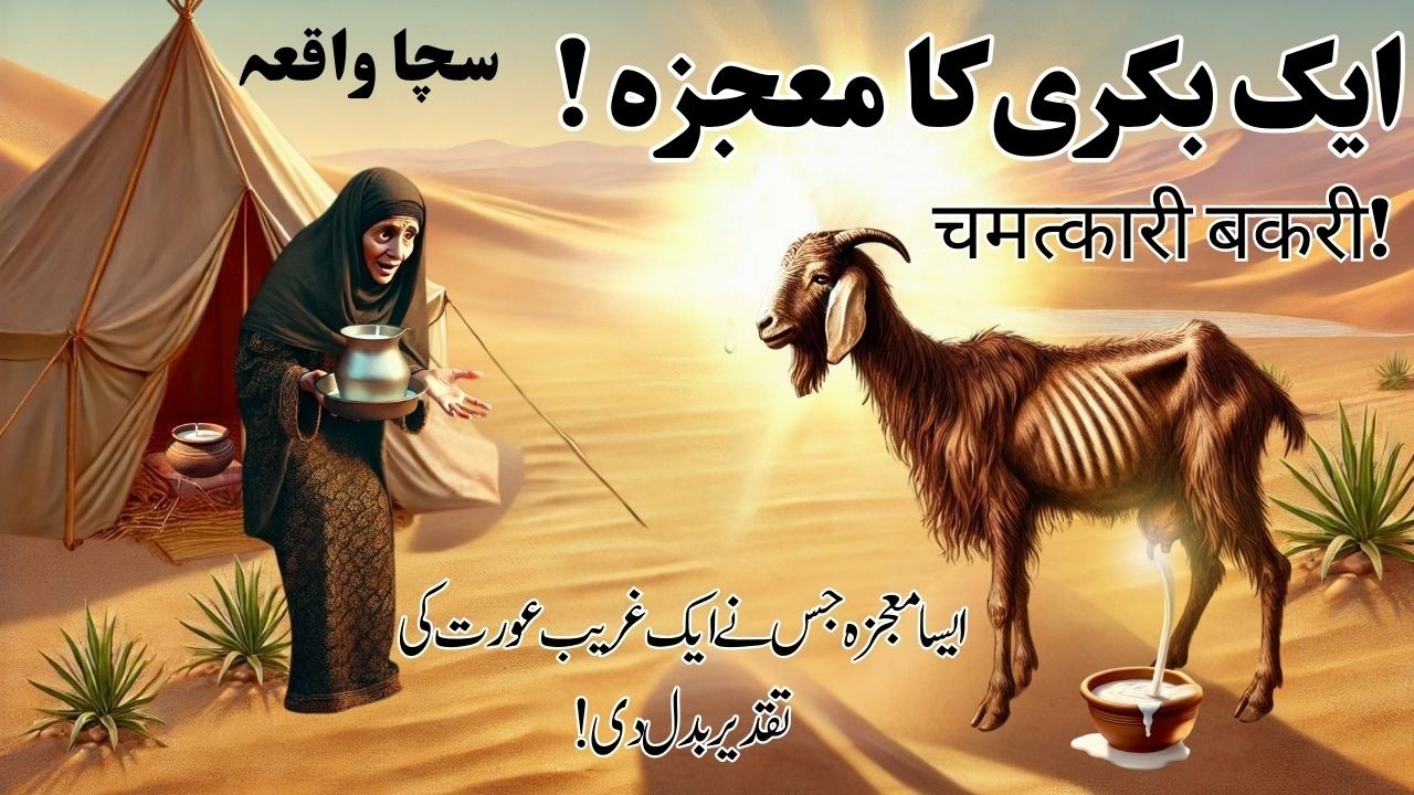 Bakri ka HeranKun Mojza | बकरी और चमत्कार! | Urdu Hindi Moral Stories