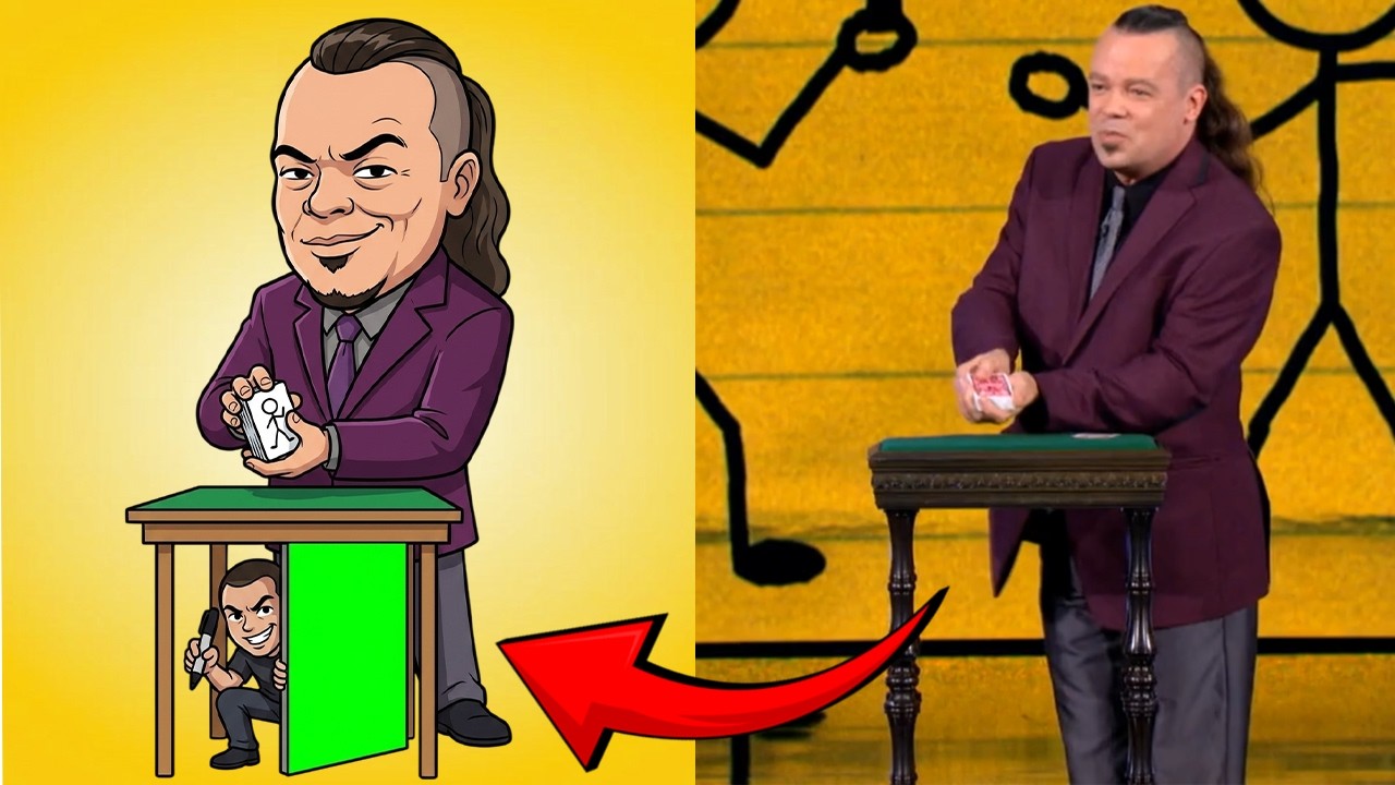Dan Harlan's Cartoon Deck Magic Secret Revealed! | Fool Us