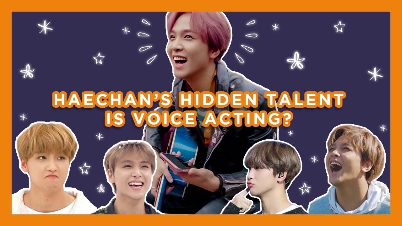 haechan and his voice acting abilities | compilation video