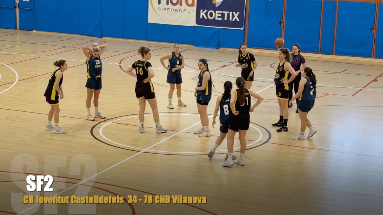 CB Joventut Castelldefels 34 - 78 SF2 CNB Vilanova
