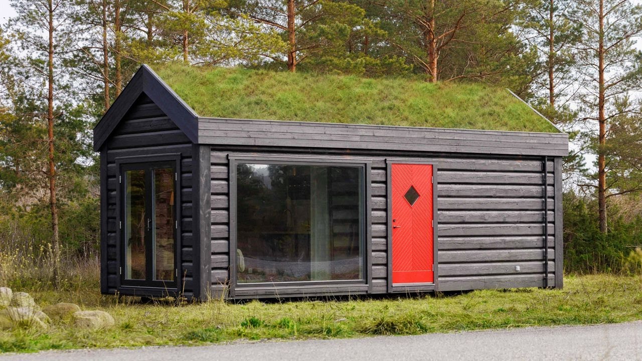 Nyckelfärdigt Attefallshus med Loft & Badrum | Rundtur i Vinterbonade 