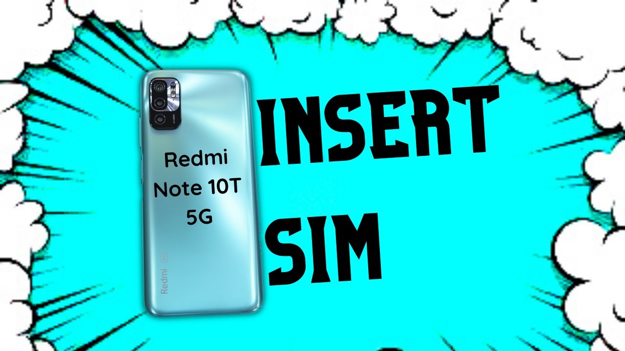 How to Insert SIM and SD Card Redmi Note 10T 5G [Hindi]