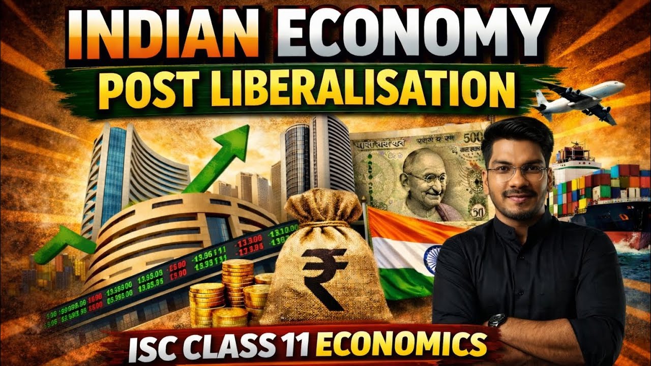 ISC Class 11 Economics | Indian Economy Post Liberalisation | One Shot Series | SPClasses kolkata