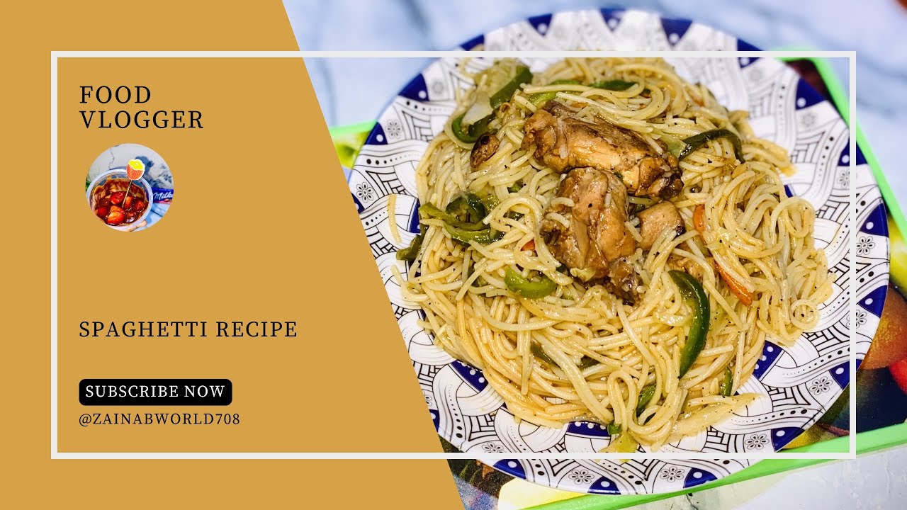 Spaghetti recipe by @zainabworld708 |#spaghetti |#quickrecipe |#easyrecipe |#food |#shortvideo |#yt 