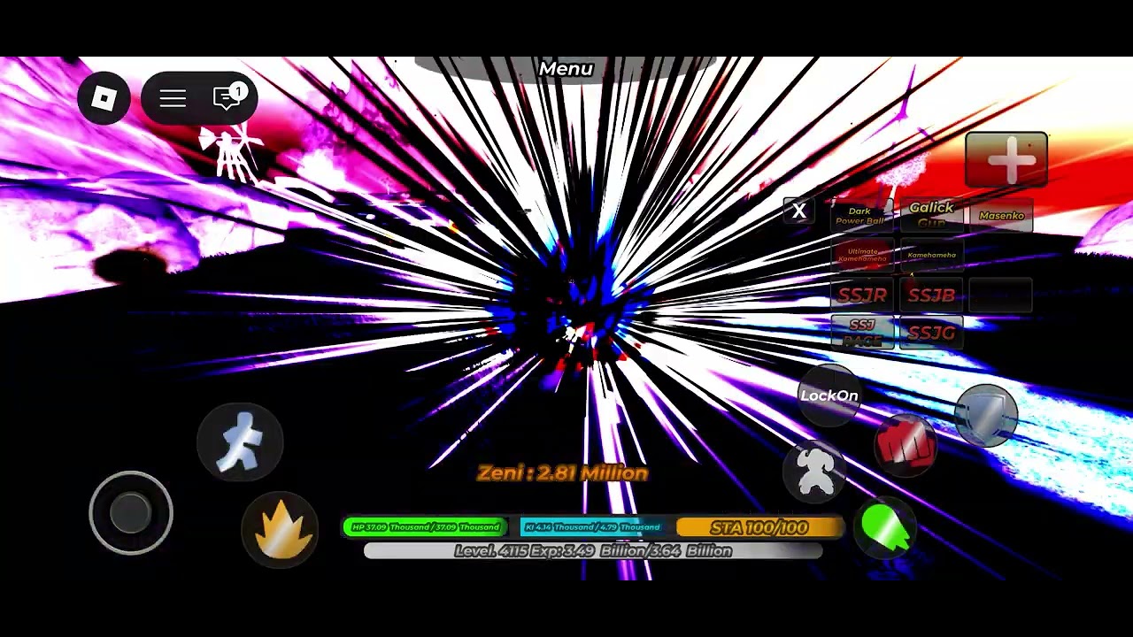My coolest forms and coolest attacks dragon ball evolution Roblox 