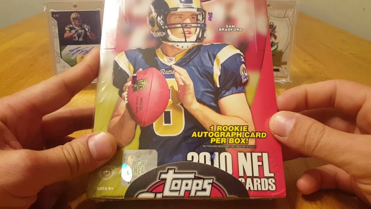 2010 Topps Chrome Football Hobby Box. 1 Hit per Box