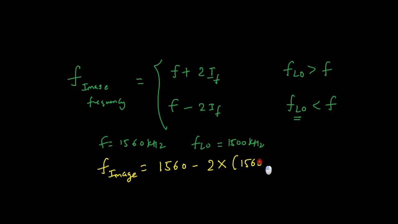 What is Image Frequency in superheterodyne receiver?