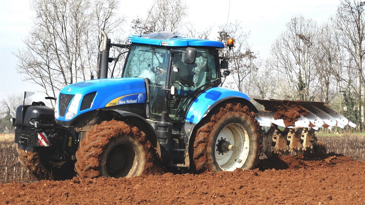 New Holland T7060 PowerCommand + Quadrivomere ER.MO | John Deere 7810/6920 + Bossini & Ravizza