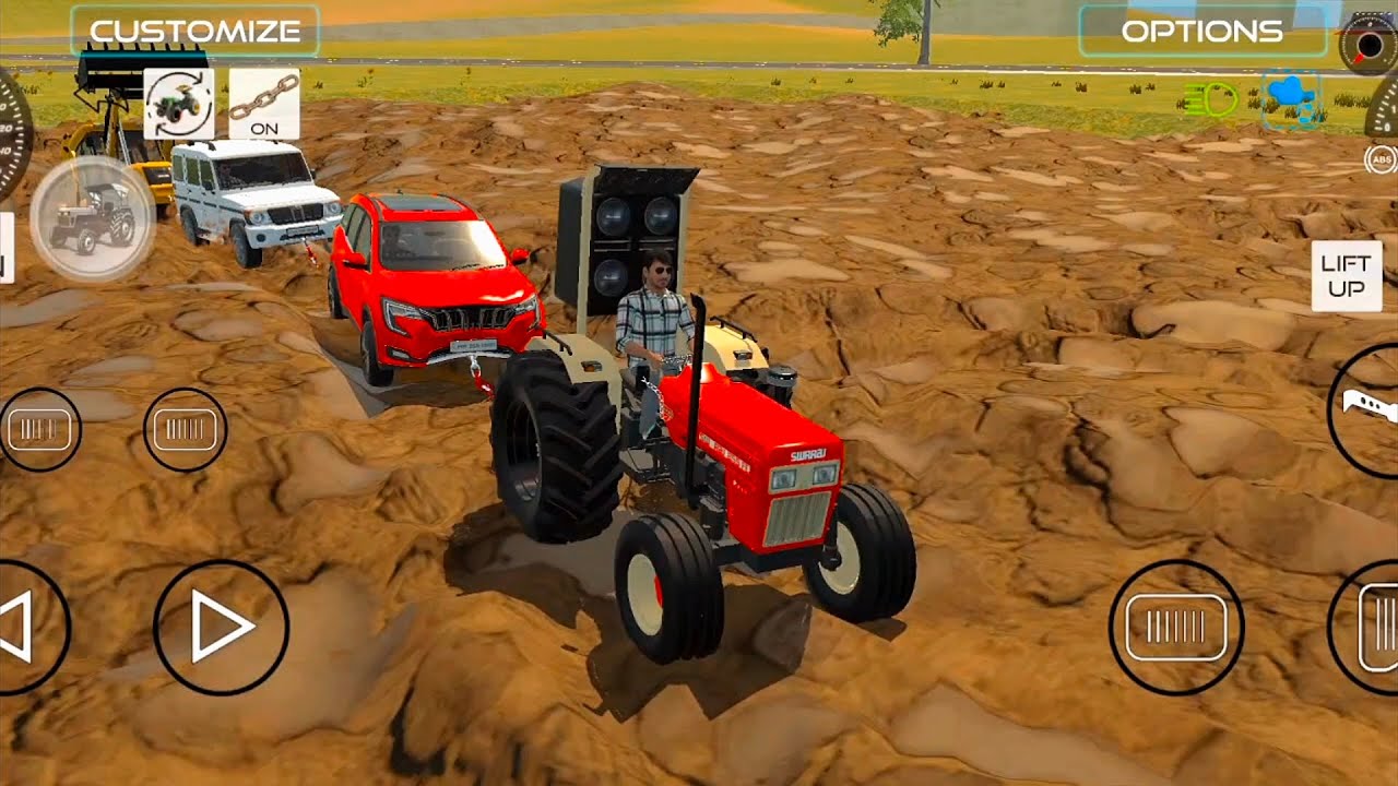 JCB Off Riding #tractor #car #bolero #yt #youtube #gaming #video 