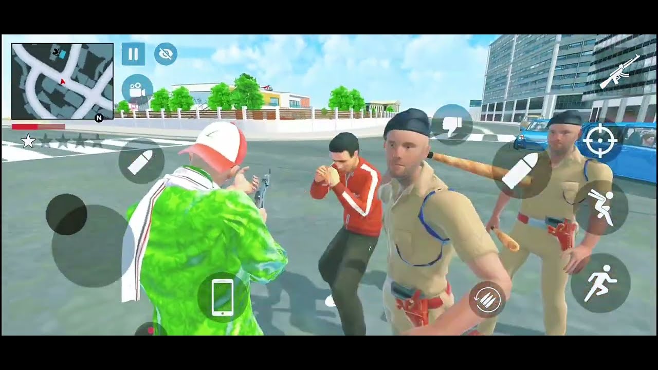 Motu patalu ki Jodi🤯 aur police 🚓 Indian Theft Auto Simulator☠️