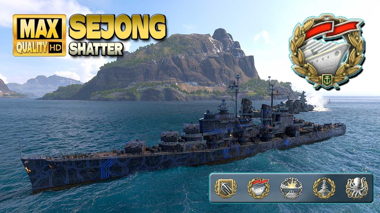 Крейсер &laquo;Седжон&raquo;: &laquo;Solo Warrior&raquo; на карте Shatter &mdash; World of Warships