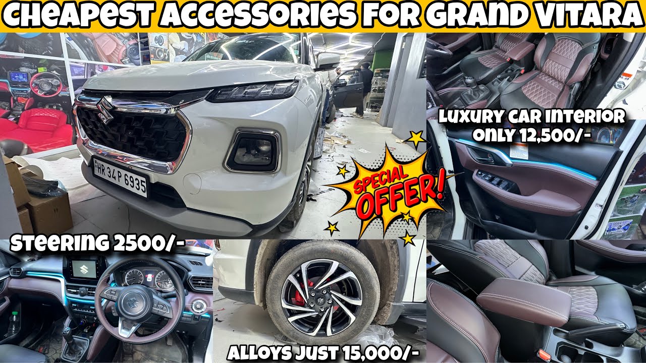  Grand Vitara Sigma 2026 modification ✅Grand Vitara Base model Modification with Price 