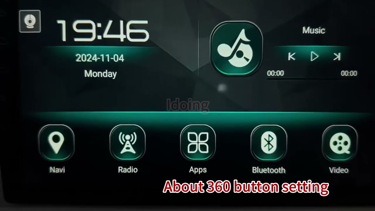 Installing an Idoing radio on a 2016 Nissan Rogue equipped with a factory 360&deg; camera