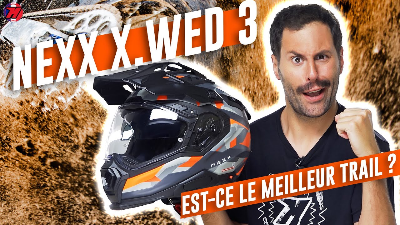 Revue du casque Nexx X.WED 3, un casque de moto trail de premier choix ⛰️✅