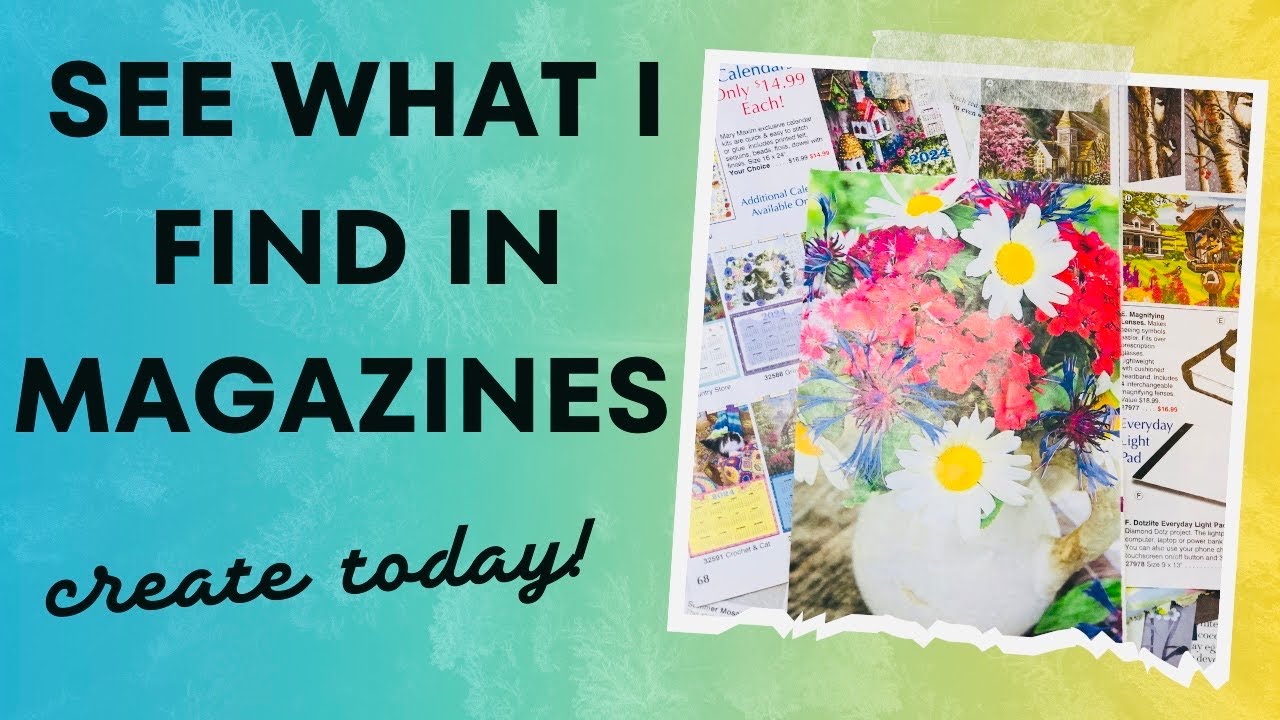 How I harvest images from magazines ( fun tips & tricks) beginner friendly #junkjournal #magazine