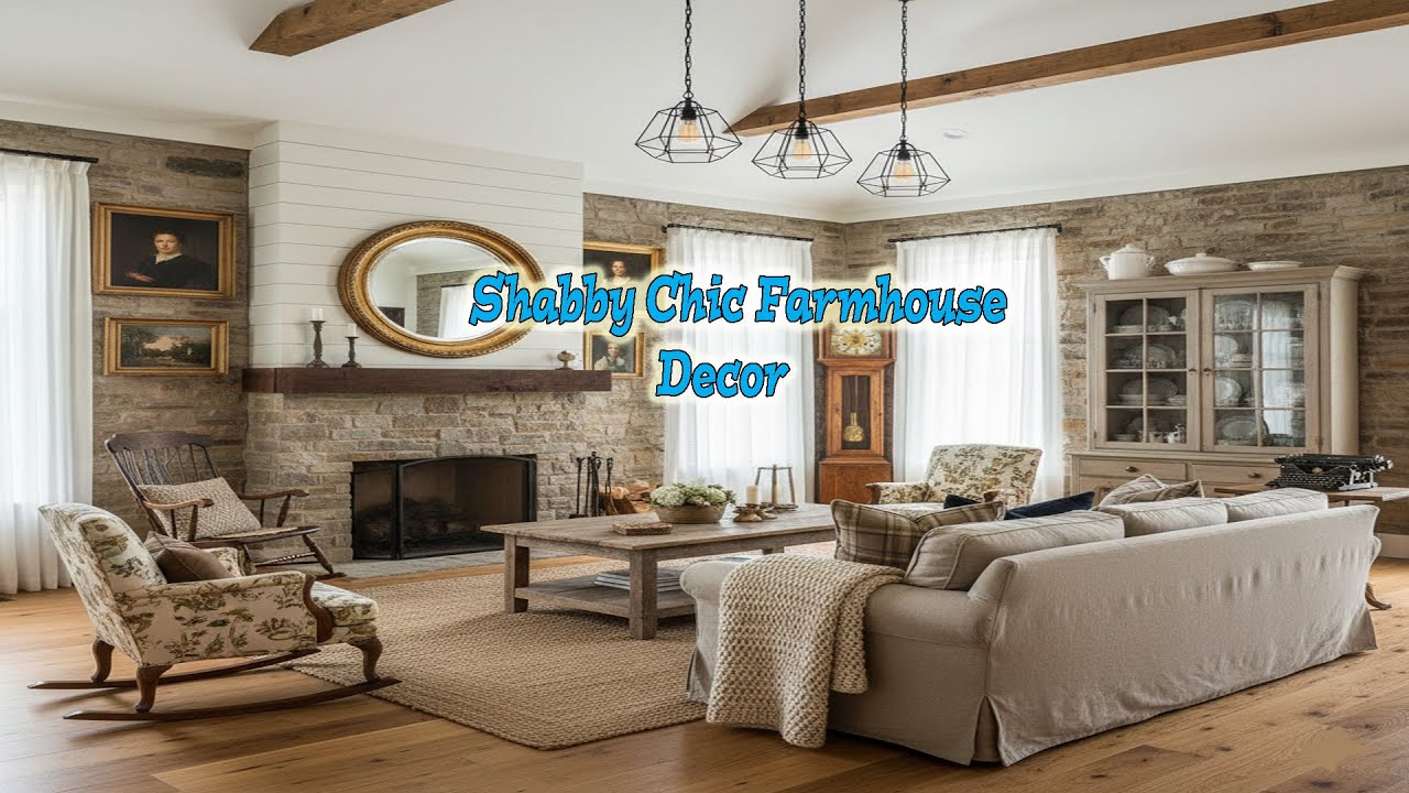 Farmhouse Shabby Chic Decor.