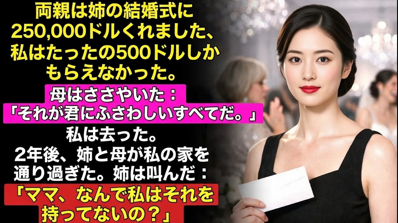 親が妹の25万ドルの結婚式で私を「行き止まり」と呼んだ—でも、私がどこに辿り着いたか見たら驚愕の展開に!