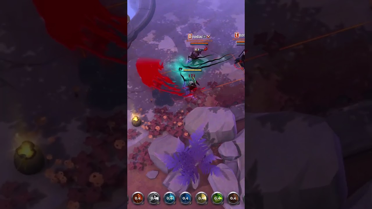 Badon Bow 1v2 Bloodmoon & Demonfang &ndash; Avalon Roads #albiononline #mmorpg #pvp