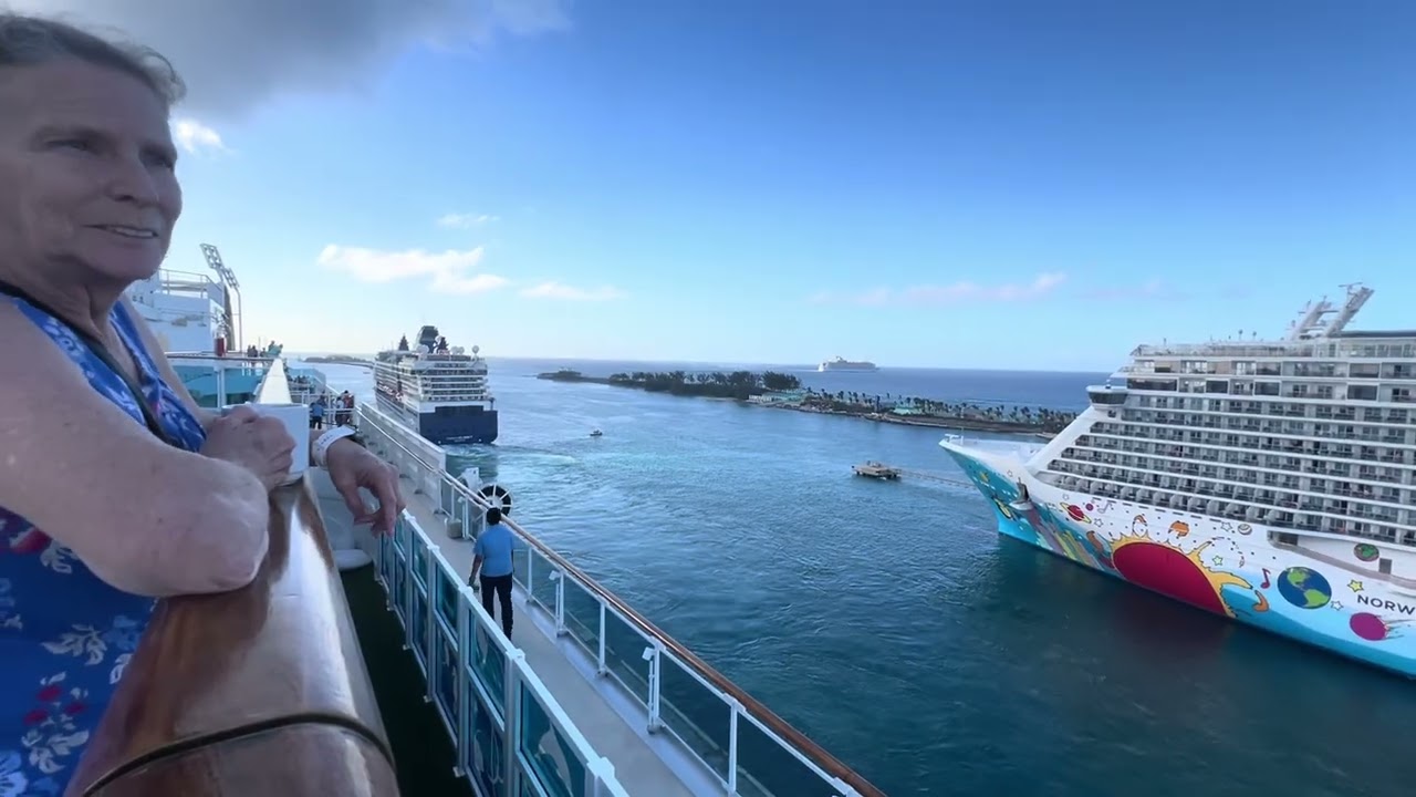 Five cruise ships ready to go out ￼