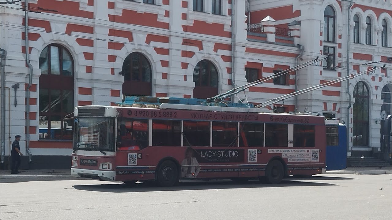 Троллейбус №1 (Калуга). Вокзал - Парк им. Циолковского