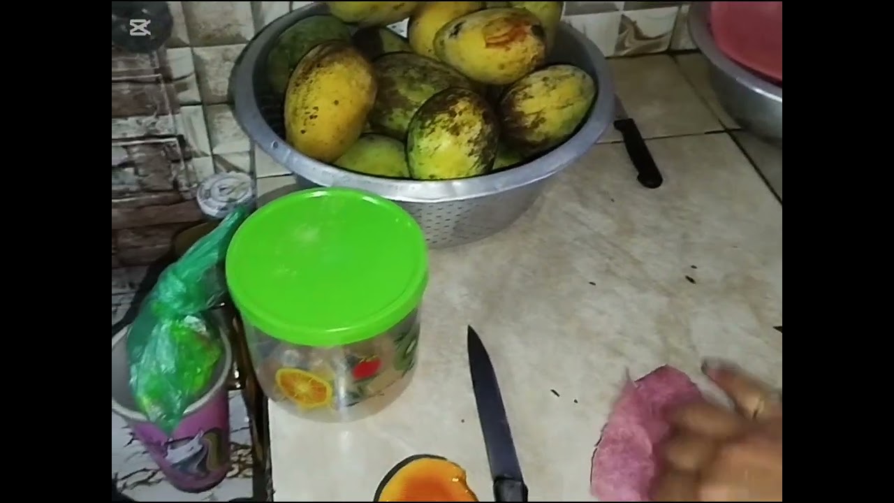 Malem² masak gevulde 🍆 suamiku Goreng loembu sama tilapia ikan asin 😋