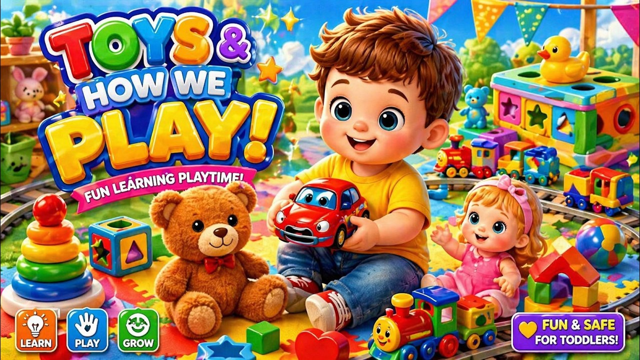 Toys & How We Play 🧸 | Fun Learning Playtime for Toddlers | lullakids