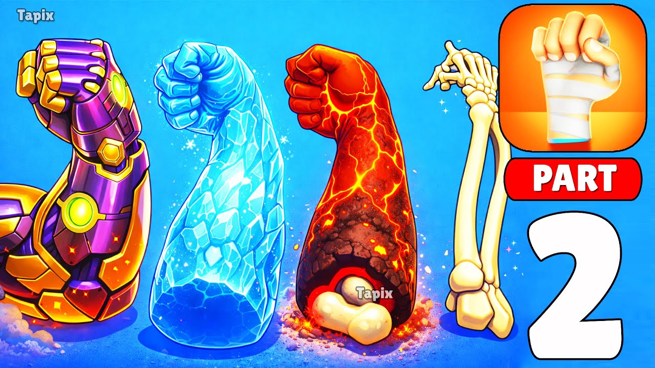 Bandage Shooter &ndash; Прохождение игры с коллекционированием и развитием рук, часть 2 (iOS, Android)