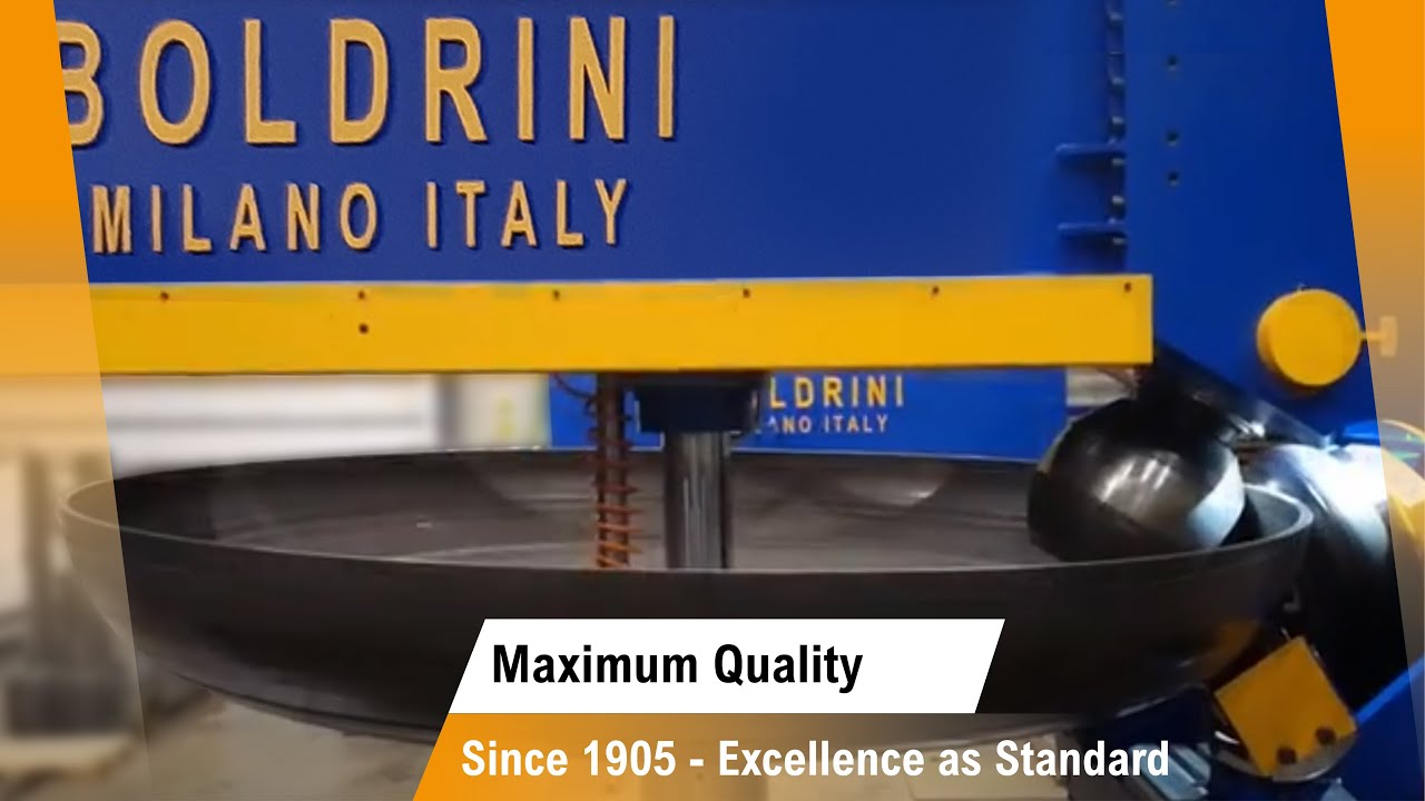 BOLDRINI Flanging Machine RIBO Series| For Dished Heads & Cone Production