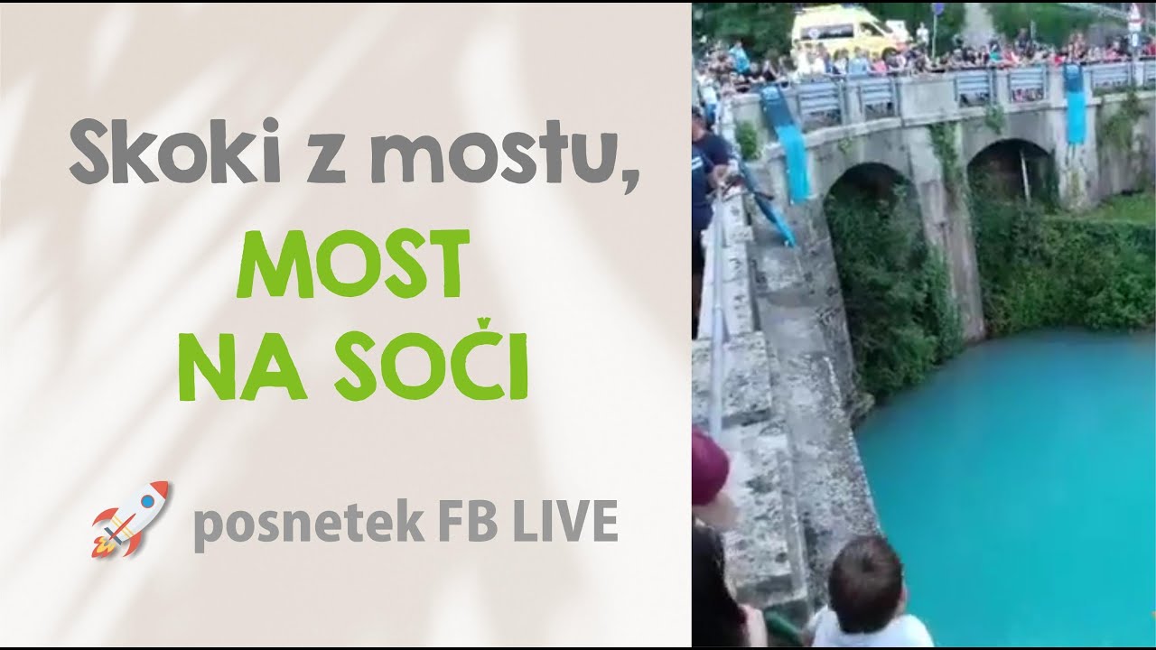 Skoki z mostu, Most na Soči, 12.8.2023