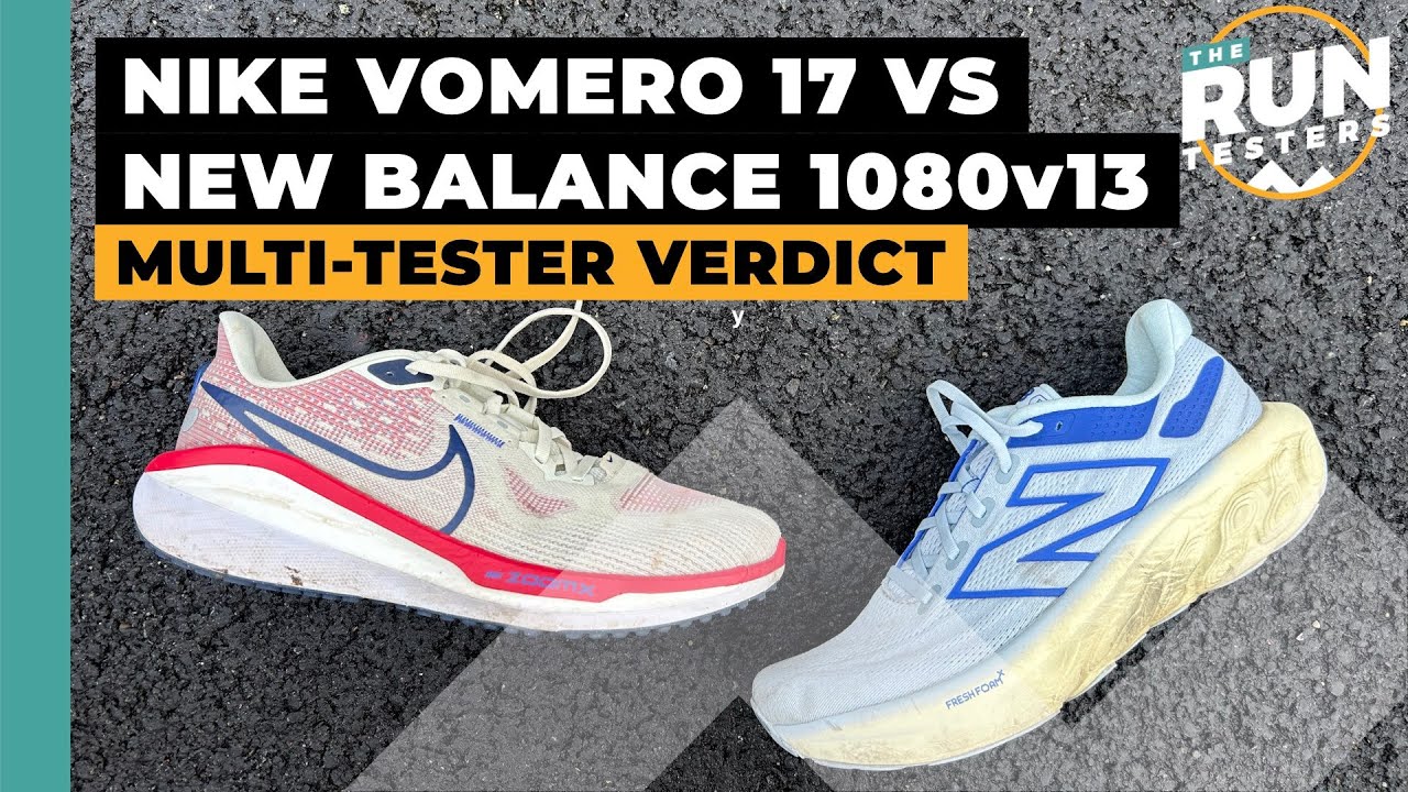 Nike Vomero 17 vs New Balance 1080v13: Two runners pick between the cushioned cruisers
