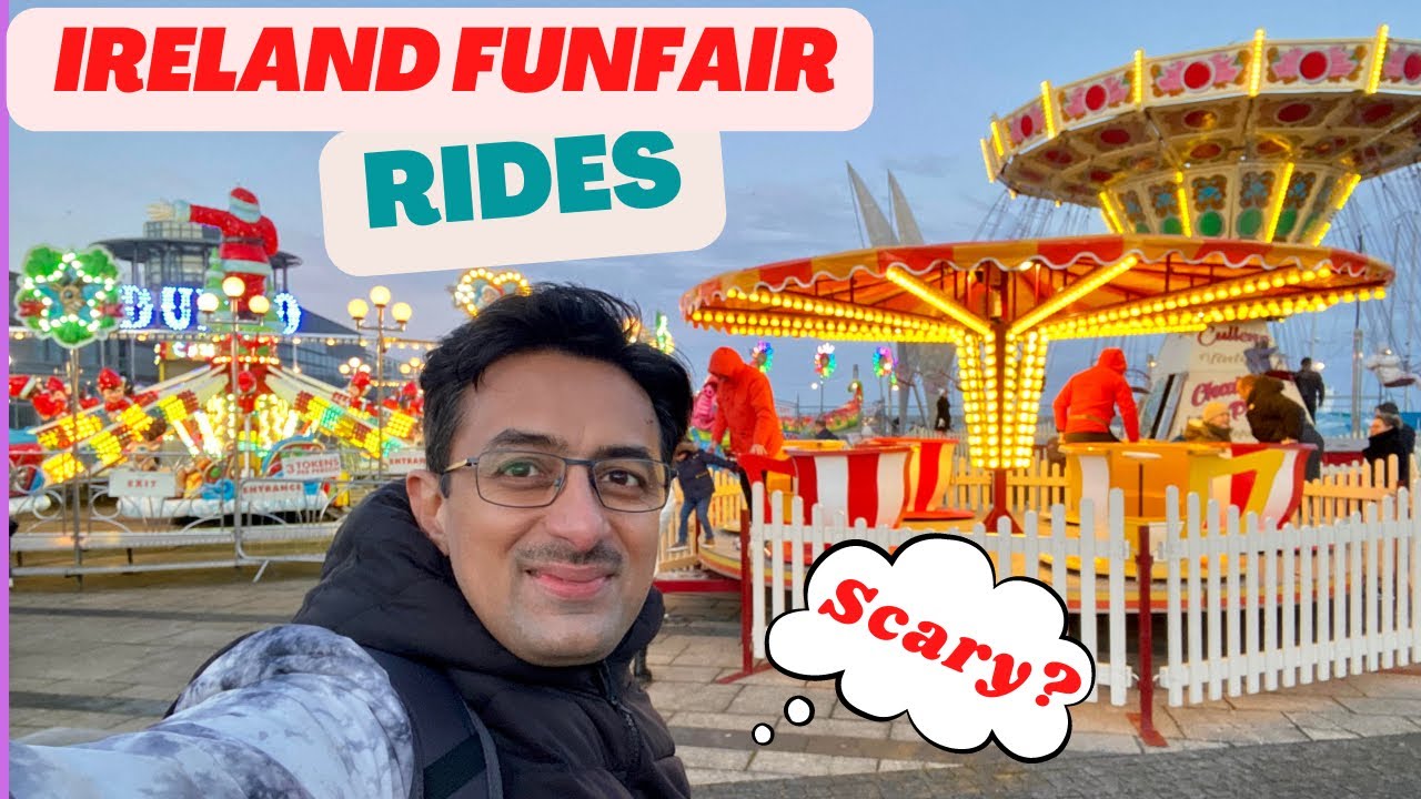 How FUNFAIR looks in IRELAND ? | A Carnival Rides Vlog, fastest Rollercoaster? #amusementpark