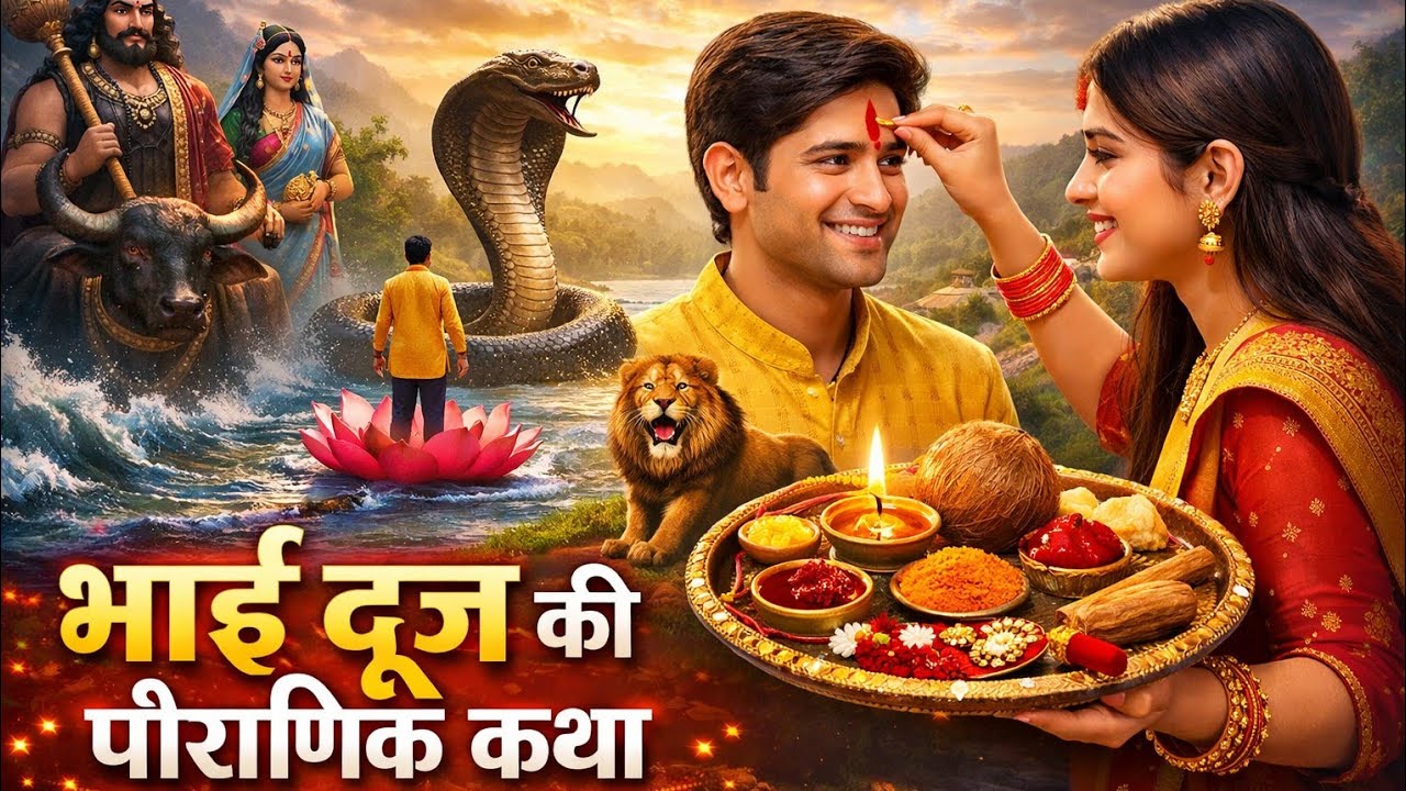 Bhai duj Katha होली के बाद भाई-दूज क्यों? यमराज ने दिया था ये गुप्त वरदान!