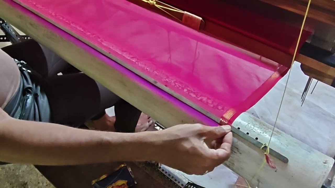 Process Maheshwari Hendloom saree Rimsha Handloom Maheshwari Handloom saree Contact no. 8518064666 