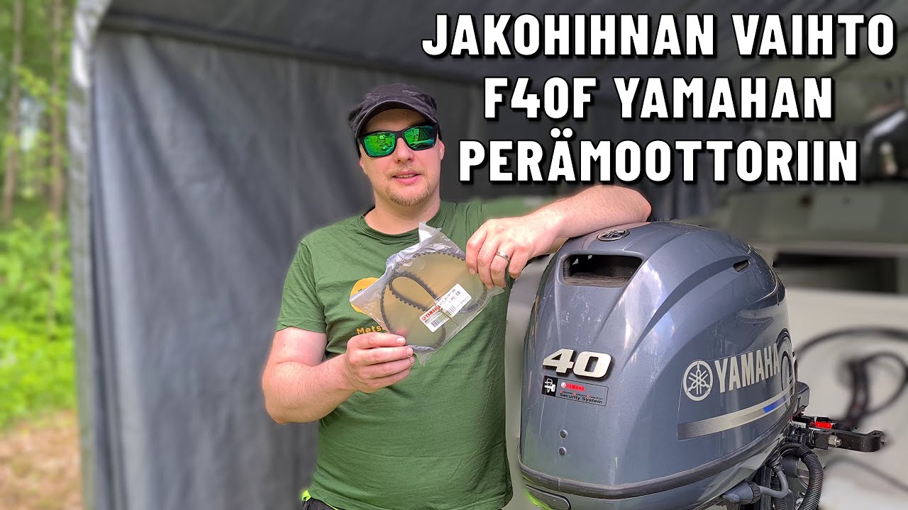 Jakohihnan vaihto Yamahan F40F perämoottoriin