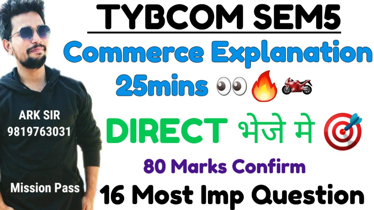 2026🔥25mins !|Full Book Explanation| Commerce Marketing |TYBCOM Sem 5| Important QUESTION | ARK sir