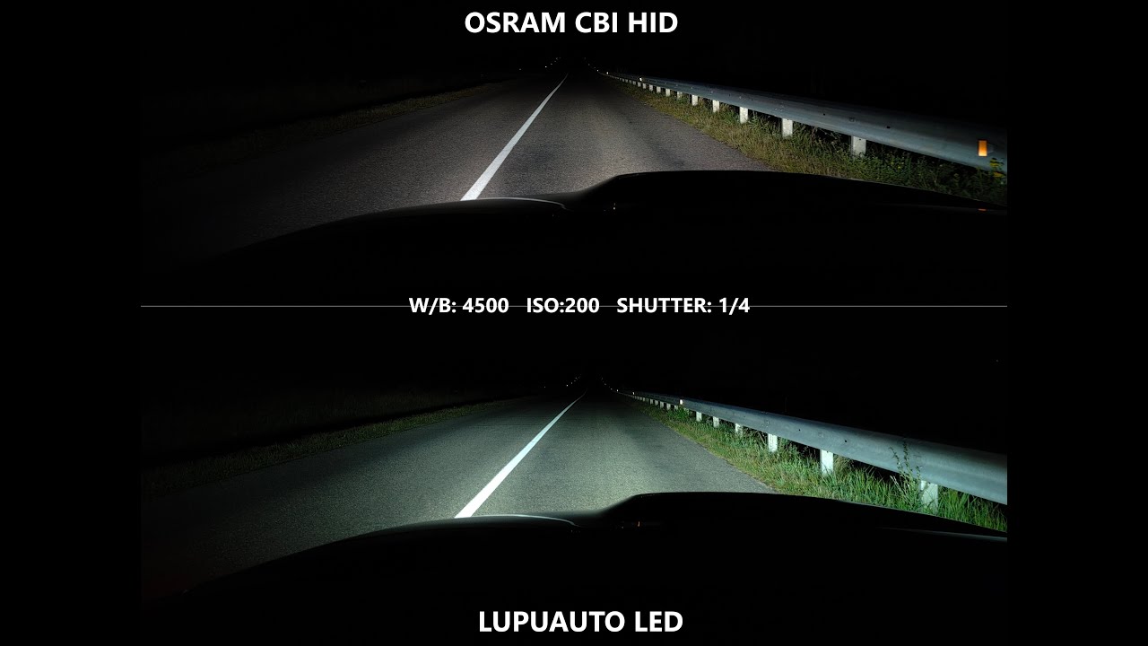 LED вместо ксенона, есть ли смысл? D2S HID to LED conversion and real life comparison.