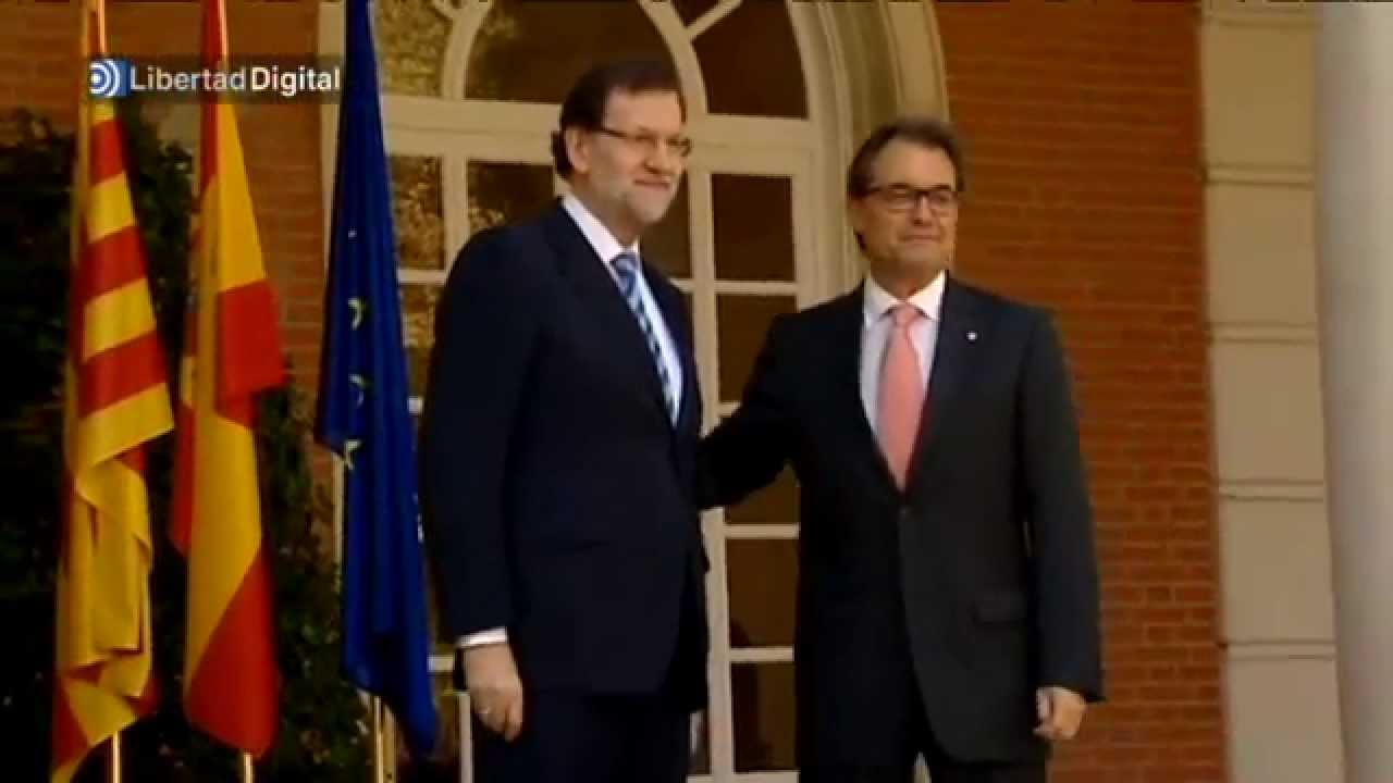 Mariano Rajoy recibe a Artur Mas en la Moncloa